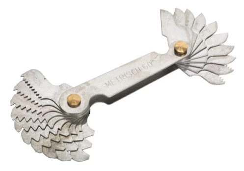 Thread pitch gauge metric