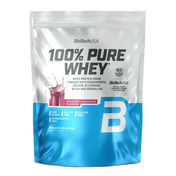 Biotech 100% Pure Whey 900 g. - Strawberry skonis