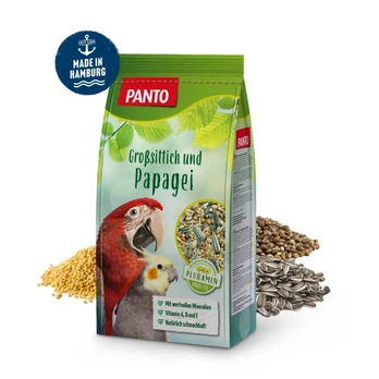 Panto Großsittich Papageienf didelių papūgėlių lesalas, 2,5 kg