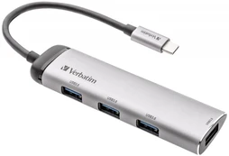 Verbatim USB-C MULTIPORT HUB 4-PORT USB/3.2 GEN 1 kaina