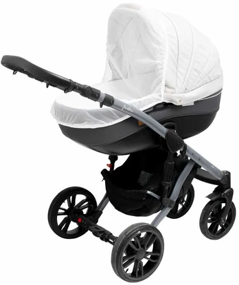 Tinklelis nuo uodų vežimėliui New Baby Basic baltas
