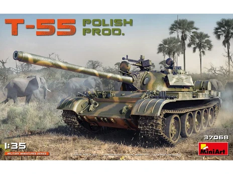 Miniart - Polish Medium Tank T-55 Polish Prod., 1/35, 37068
