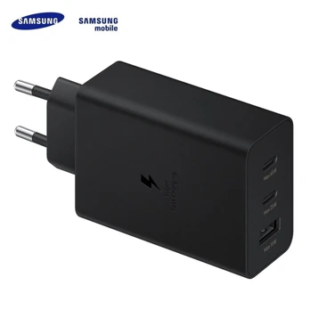 Įkroviklis Samsung, USB-A/2 x USB-C, juoda, 65 W