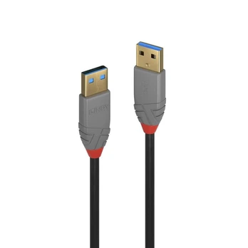 Lindy USB-A – USB-A USB laidas 2 m juodas (36752)