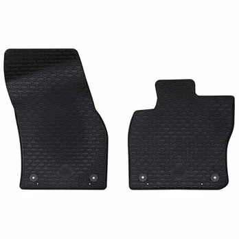 Automobilių kilimėlis 2 pcs Juoda Guma