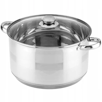 Zilner INDUKCJA Puodas stal su POKRYWKĄ 20L 36cm 7313