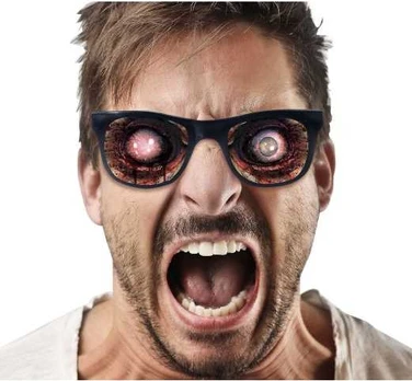 Fiesta Zombie briller