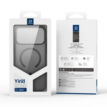 Dėklas Dux Ducis Yind iPhone 17 Pro Max Case Compatible with MagSafe - Juodas