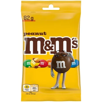 Dražė su žemės riešutais M&M'S PEANUT, 82 g