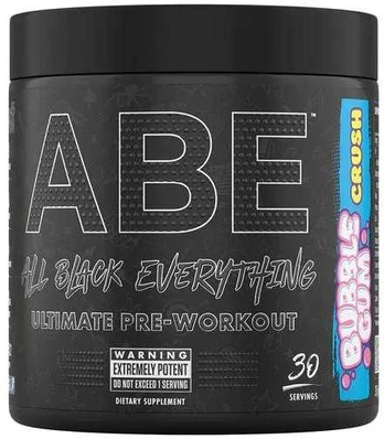 Applied Nutrition ABE All Juodas Everything Pre-Workout 375 g. (Sour Apple skonis )