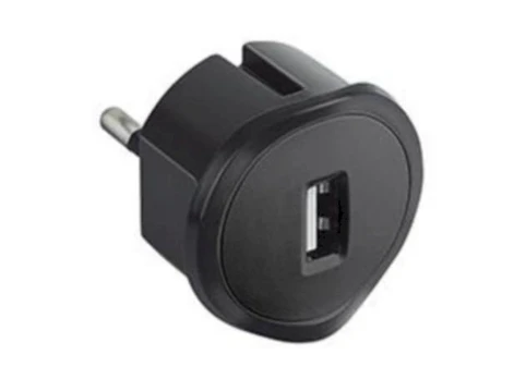 Įkrovimo lizdas USB Legrand 050681 (juodas, 5V 1.5A)