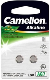 Camelion AG7/LR57/LR926/395, Alkaline Buttoncell, 2 pc(s) | 12050207