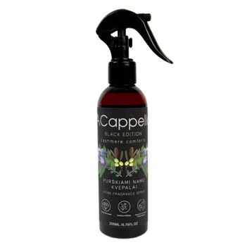 Namų kvapas ACAPPELLA Black Edition Cashmere Comforts, 200 ml