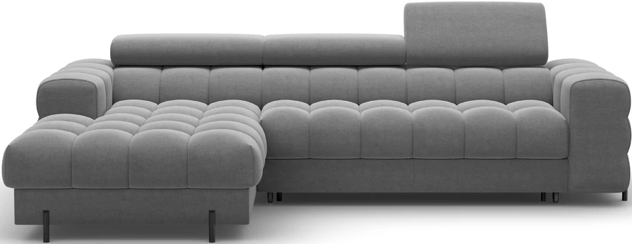 Kampinė sofa Felro, Pilka