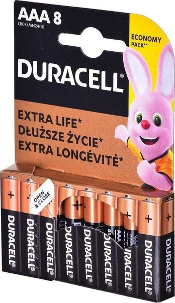 Duracell Baterija LR03 8 vnt.