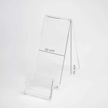 Dėklas Oem Plexi Vertical Holder with Place for Price