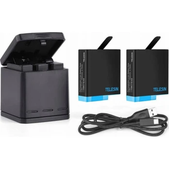 Charger USB 2x Bateria for Gopro Hero 8 / 7 / 6 / 5