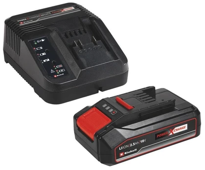 Akumuliatorius ir kroviklis EINHELL Power-X-Change, 18 V, 2,5 Ah Li-Ion