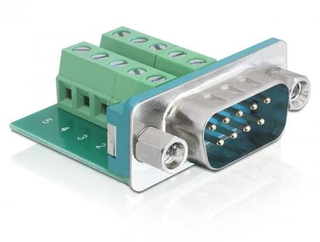 ADAPTERIO TERMINALO BLOKAS 10PIN->DB-9(COM)(M) DELOCK