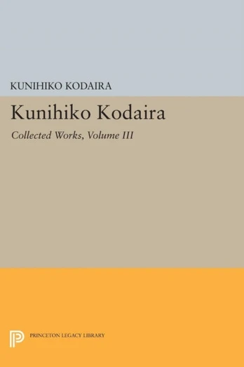 Kunihiko Kodaira, Volume III - Minkštas viršelis