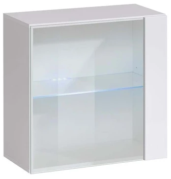 Vitrina ASM Switch WW 3, balta, 60 cm x 30 cm x 60 cm