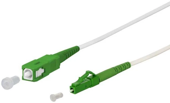 METZ CONNECT OpDAT jungties kabelis, SC-S APC/LC-S APC OS2, 2 m