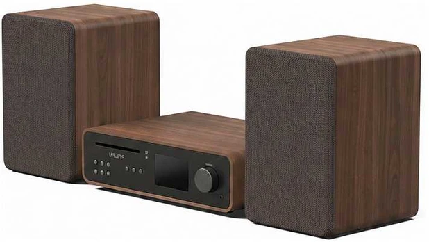 Pure Classic Stereo Coffee Juodas/Walnut EU/UK
