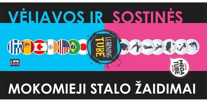 Stalo žaidimas World Flags & Capitals, LT