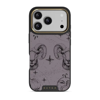 Aries - iPhone 17 Pro Case, Elite Dark (MagSafe) / Gold / Purple