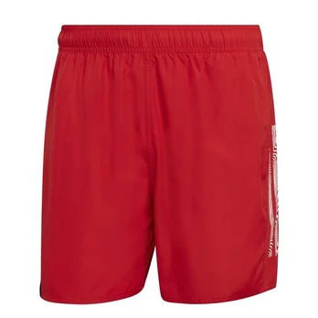 Maudymosi šortai vyrams Adidas MID3S CLX SL, raudoni
