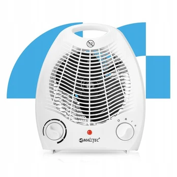 Ventiliatorinis elektrinis šildytuvas su termostatu Maltec, 2000 W