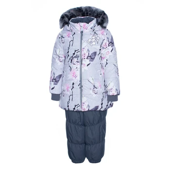 Huppa Žieminis komplektas mergaitėms BELINDA, white pattern/ gray
