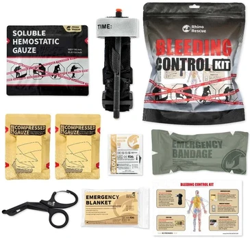Rhino Rescue Bleeding Control Kit - Kraujavimo kontrolės rinkinys