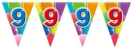Globos Europe Bv Vimpelguirlande 9 med balloner
