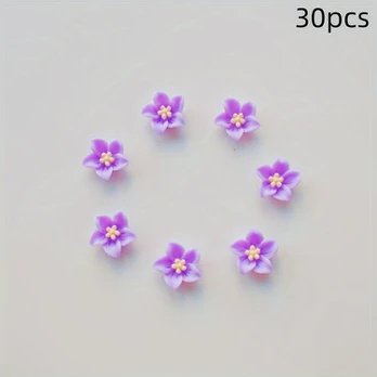 Dervos papuošimai, 30 vnt, Violetinė