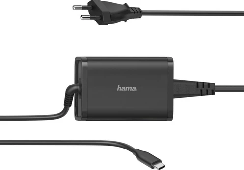 HAMA universalus USB-C; nešiojamojo kompiuterio maitinimo adapteris; (00200006)