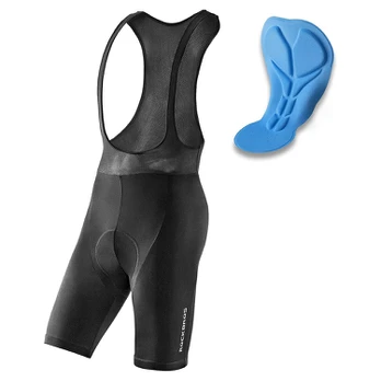 Rockbros RK2002L short bib shorts with L insert - juodas