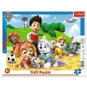Puzzle Frame 25 pieces Paw Patrol on the Scent kaina