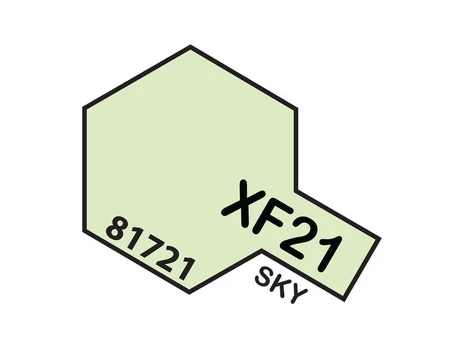 Tamiya XF-21 Sky akriliniai dažai modeliams, 10 ml