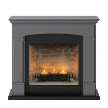 TAGU HELMI ZenFlame SOLID GREY pastatomas židinys su apdaila