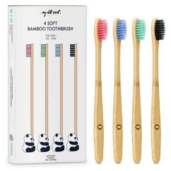 My White Secret Bamboo toothbrush ( Bamboo Toothbrush) 4 pc Unisex
