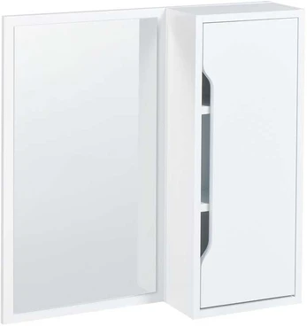 Beliani Pakabinama spintelė PALMAS 60 cm 60 cm Balta