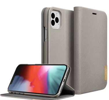 Dėkliukas LAUT iPhone 11 Pro Max, Prestige Folio, knygutė, ruda