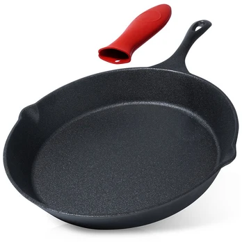 30 cm ketaus keptuvė su silikonine rankena