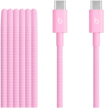 Beats USB-C to USB-C Woven Cable (1.5m) - Power Pink - MK8P4ZM/A