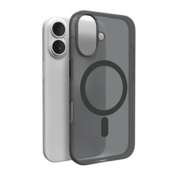 Puro silikono dėklas iPhone 16 Plus“, juodas
