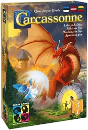 CARCASSONNE 3 papildymas: drakonas ir fėja
