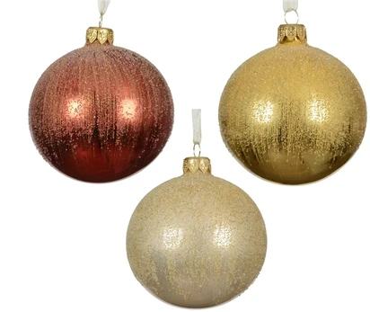 Christmas Tree toy Decoris Enamel. glass. 8 cm