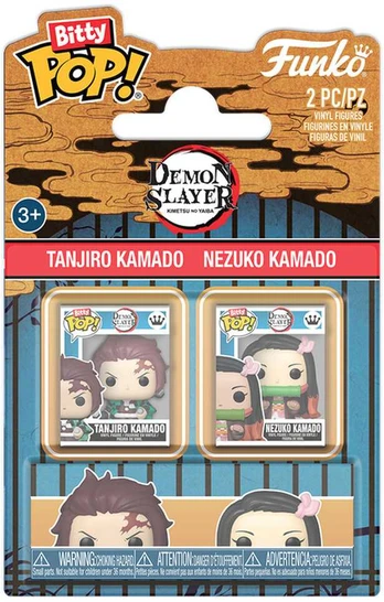 Funko Bitty POP! pack 2 Demon Slayer Tanjiro & Nezuko