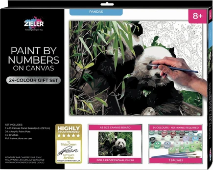 Zieler - Paint By Numbers - Panda (609299438)